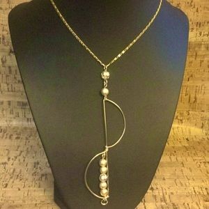 Artisian Made Statement Necklace created w/Antique Crystals Handmade/Handcrafted